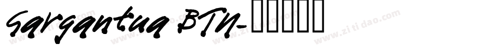 Gargantua BTN字体转换